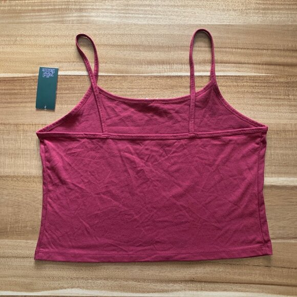 Wild Fable Junior Teens Set Of 2 Spaghetti Strap Summer Camisole Crop Tops XL - Picture 9 of 11